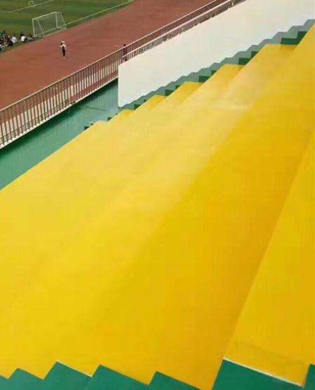 遵化球场台阶翻新修补改造